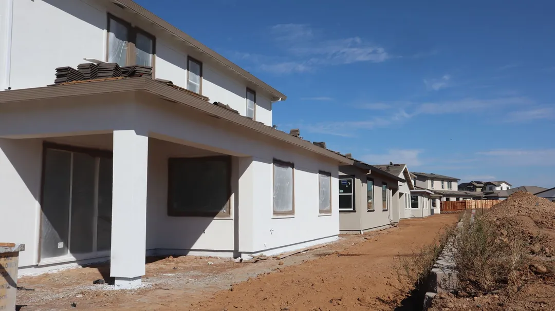 Viviendas residenciales en fase de construcción